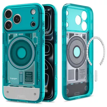 Spigen Ultra Hybrid Funda MagSafe para iPhone 17 Pro Max / 18 Pro Max - C-One Bondi Blue