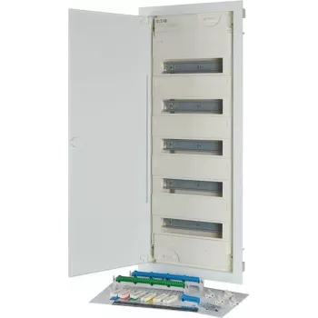 Eaton Armario de distribución empotrado 5 filas, 60 unidades de módulo KLV-60HWP-F (302412)