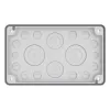 Eaton F3A-2K-M50/16-2 EP-501503 Placa de brida IP55 material aislante EP