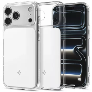 Spigen Ultra Hybrid T Mag Funda MagSafe para iPhone 18 Pro Max / 17 Pro Max - blanco brillante