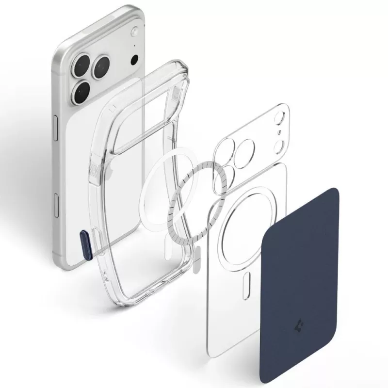 SPIGEN Ultra Hybrid T MagSafe iPhone 17 Pro Max / 18 Pro Max negro mate azul