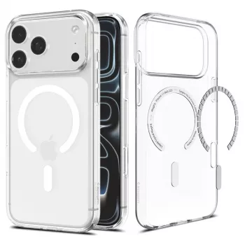 SPIGEN Liquid Crystal MagSafe iPhone 17 Pro Max / 18 Pro Max funda transparente/blanco