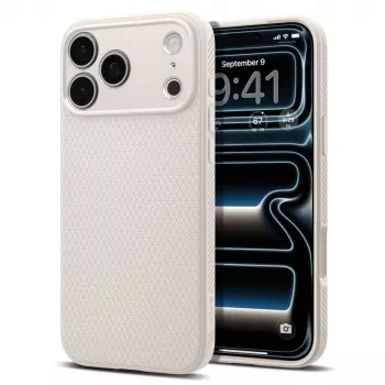 Spigen Liquid Air funda para iPhone 17 Pro / 18 Pro - Natural Titanium
