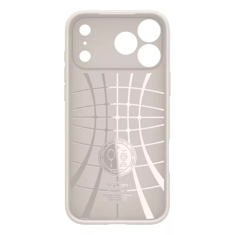 Spigen Liquid Air funda para iPhone 17 Pro / 18 Pro - Natural Titanium