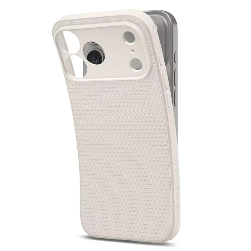 Spigen Liquid Air funda para iPhone 17 Pro / 18 Pro - Natural Titanium