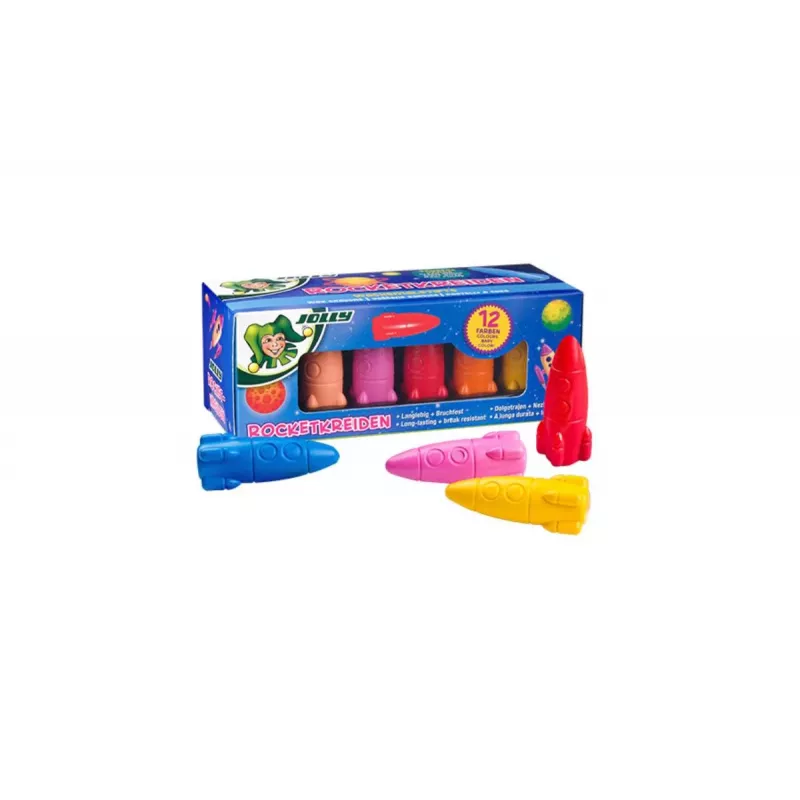 JOLLY ceras Rocket, colores surtidos, 12 uds. (5956-0001)