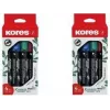 Kores ECO XP1 rotulador permanente, punta redonda, 3 mm, colores surtidos, pack de 4 M20764