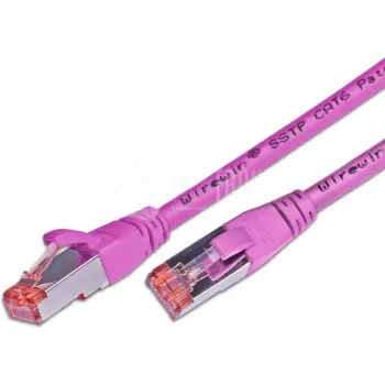 Wirewin S/FTP CAT6 cable de red de 0,75 m, rosa (PKW-PIMF-KAT6 0.75 MG)