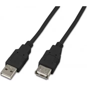 Wirewin USB A-A MF 0.15 SW cable alargador USB 2.0, 0,15 m, negro