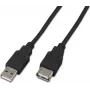 Wirewin USB A-A MF 0.15 SW cable alargador USB 2.0, 0,15 m, negro
