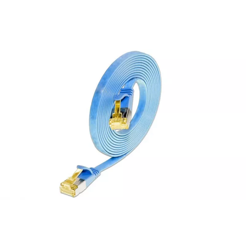 Wirewin cable de red Cat6a U/FTP Slim, 0,1 m, azul PKW-STP-SLIM-K6A 0.1 BL