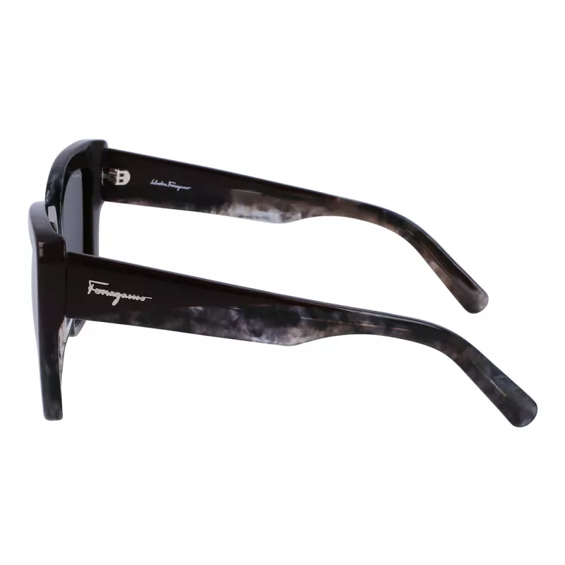 Ferragamo gafas de sol de mujer SF1060S-21 mariposa, havana/marrón degradado, 55mm