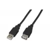 Wirewin USB A-A MF 0.5 SW cable alargador USB 2.0, 0,5 m, negro