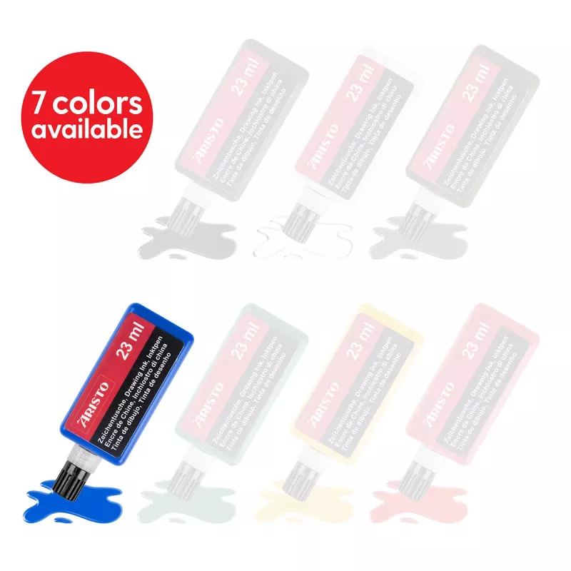 ARISTO pintura técnica de dibujo azul 23 ml (AR64809)