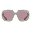 Ferragamo SF2068SE-259 gafas de sol de mujer – montura havana, lentes marrón degradado, 54mm