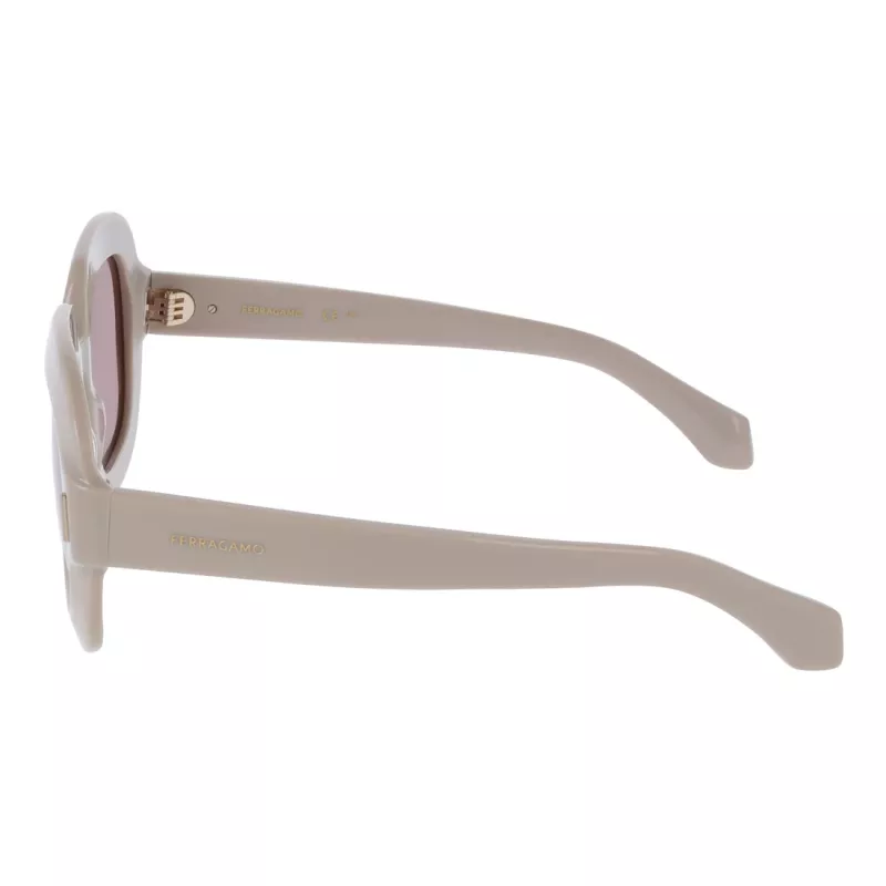 Ferragamo SF2068SE-259 gafas de sol de mujer – montura havana, lentes marrón degradado, 54mm