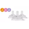 Philips Avent set de tetinas de silicona para biberones Natural Response (pack de 3, flujo 3, 1+ meses)