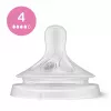 Philips Avent set de tetinas de silicona para biberones Natural Response (pack de 3, flujo 3, 1+ meses)