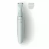 PHILIPS Essential recortadora de bikini BRT398/15, afeitado seguro para zonas sensibles, mojado y seco, 3 ajustes de longitud, a pilas, blanco con detalles rosa