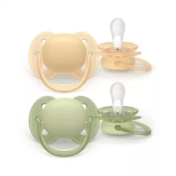 Philips Avent chupete Ultra Soft 6-18 meses, pack de 2, niño
