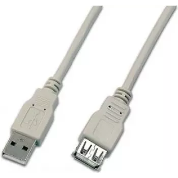 Wirewin USB A-A MF 3.0 GR cable alargador USB 3 m USB 2.0 gris