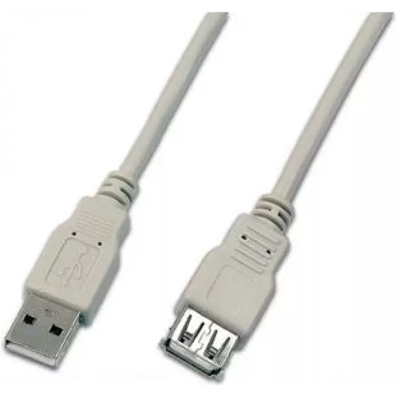 Wirewin USB A-A MF 3.0 GR cable alargador USB 3 m USB 2.0 gris