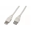 Wirewin USB A-A MF 3.0 GR cable alargador USB 3 m USB 2.0 gris