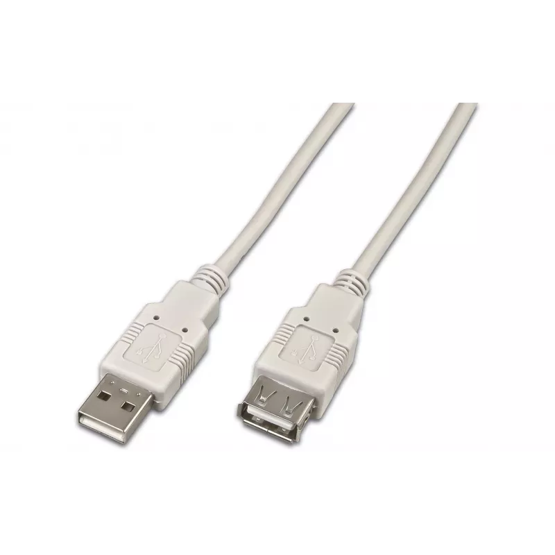 Wirewin USB A-A MF 3.0 GR cable alargador USB 3 m USB 2.0 gris