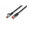 Wirewin PKW-PIMF-KAT6A 0.5 SW cable de red Cat6a S/FTP, 0,5 m, negro