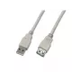 Wirewin cable alargador USB 2.0 A macho a A hembra 5 m gris USB A-A MF 5.0 GR