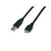 Wirewin USB 3.0 A-MB MM 0.5 SW - cable USB-A a Micro-B de 0,5 m, negro
