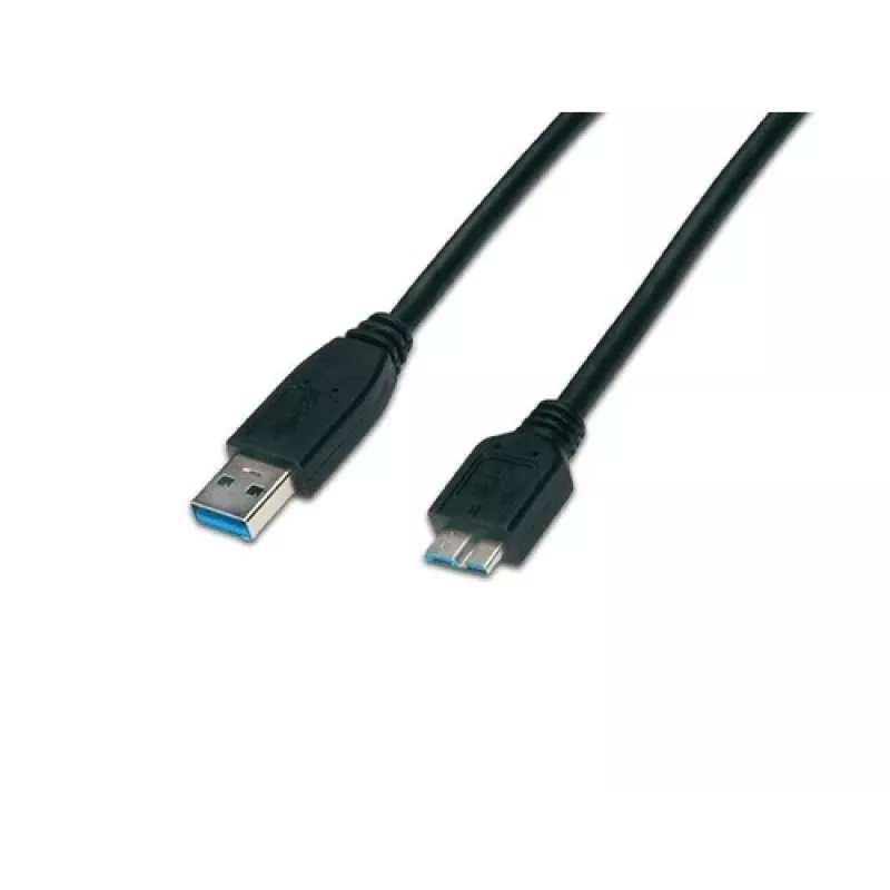 Wirewin USB 3.0 A-MB MM 0.5 SW - cable USB-A a Micro-B de 0,5 m, negro