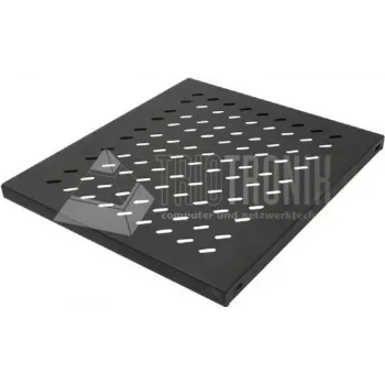 Wirewin SHELF 400 1U BL cubierta trasera para estante de rack, negra