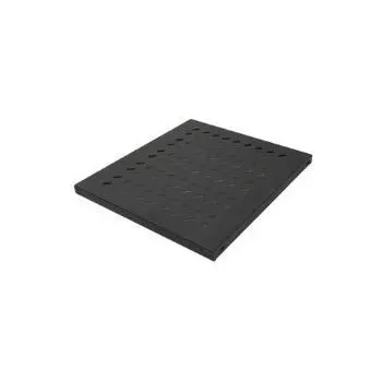Wirewin SHELF 400 1U BL cubierta trasera para estante de rack, negra