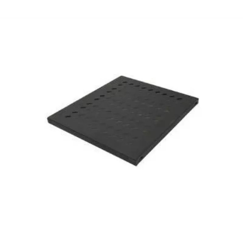 Wirewin SHELF 400 1U BL cubierta trasera para estante de rack, negra
