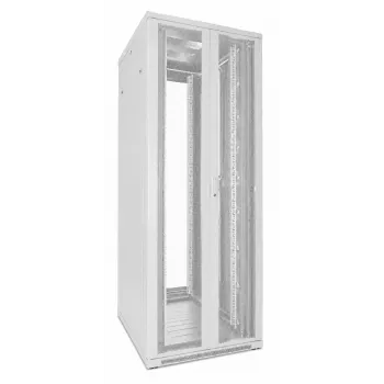DSIT rack de servidor 47U 19 pulgadas 800x800x2200mm blanco con puertas dobles perforadas DS8847DD-W