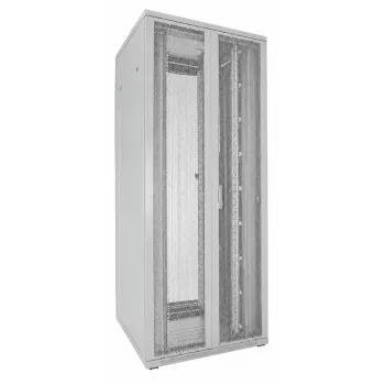 DSIT armario rack de servidor 42U 19 pulgadas 800x800x2000mm blanco, puertas dobles perforadas frontal y trasera DS8842DD-W
