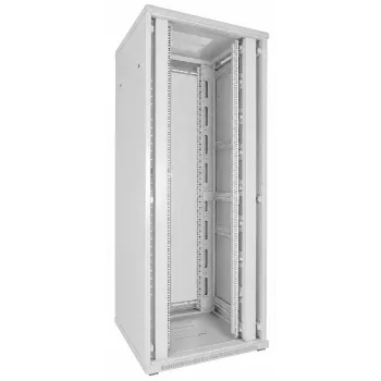 DSIT armario rack de servidor 42U 19 pulgadas 800x800x2000mm blanco, puertas dobles perforadas frontal y trasera DS8842DD-W