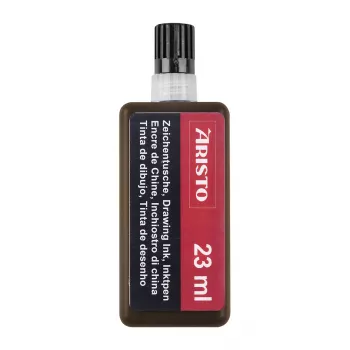 ARISTO tinta de dibujo marrón 23 ml, 1 frasco (AR64814)