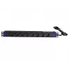 DSIT PDU rackmount de 8 tomas 19 pulgadas con conector C14 y contacto de tierra (DS-8PDU-C14-PE)