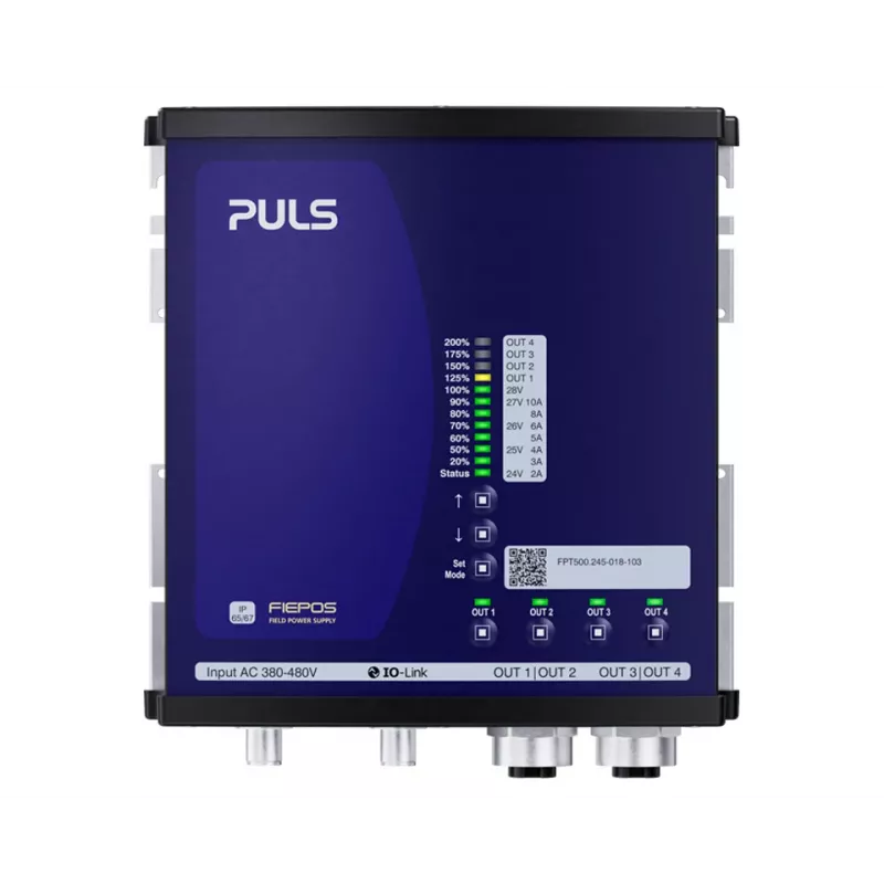 PULS FPT500.245-018-103 fuente de alimentación 24 V 20,8 A 500 W 4 salidas M12