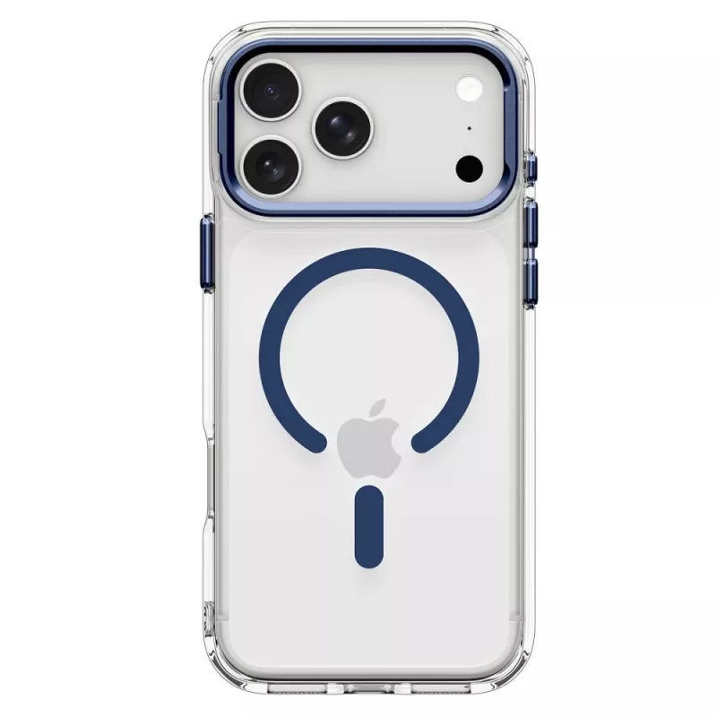 SPIGEN funda Ultra Hybrid Optik S MagSafe para iPhone 17 Pro Max / 18 Pro Max - transparente/azul profundo