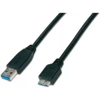 Wirewin cable USB 3.0 A a Micro-B 1,8 m negro USB 3.0 A-MB MM 1.8 SW
