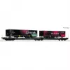 Roco 6600170 DC TX Logistik Sgns vagón plano H0