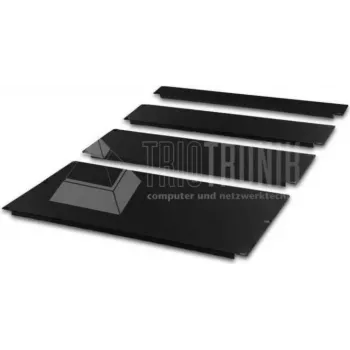 Wirewin BP 1U BL panel de gestión de cables con cepillo para rack de 19
