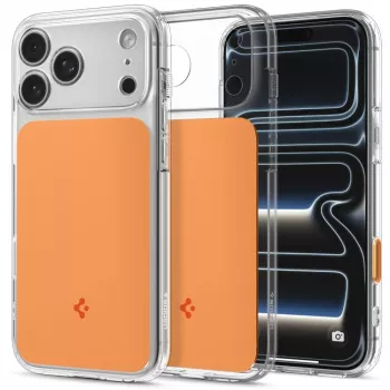 SPIGEN Ultra Hybrid T MagSafe iPhone 17 Pro / 18 Pro naranja brillante
