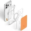 SPIGEN Ultra Hybrid T MagSafe iPhone 17 Pro / 18 Pro naranja brillante