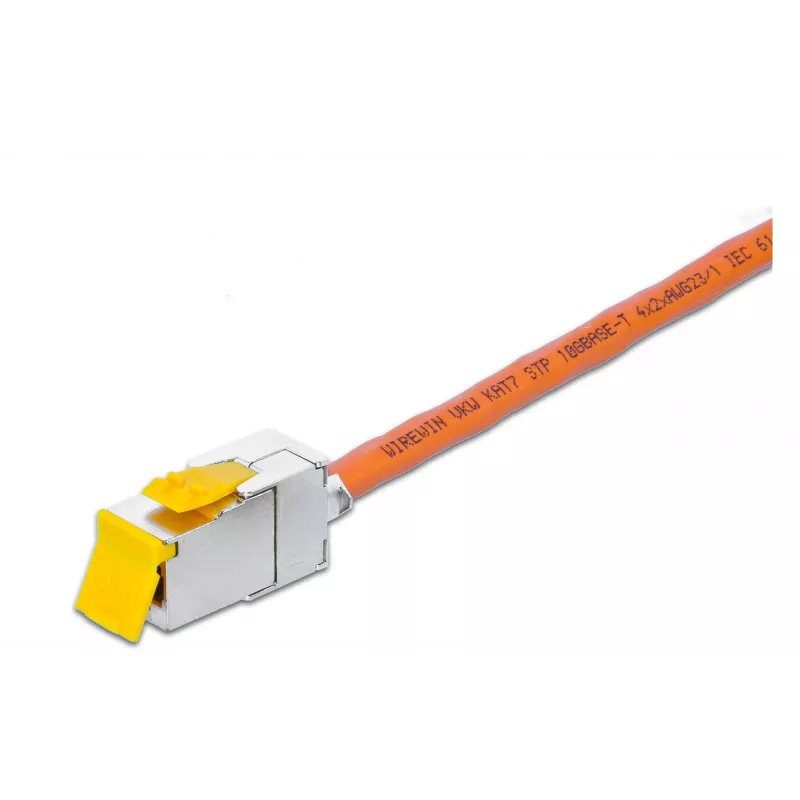 Wirewin WKS JACK KAT6A SLIM 12 módulo keystone blindado Cat6A 10 Gigabit Ethernet, pack de 12