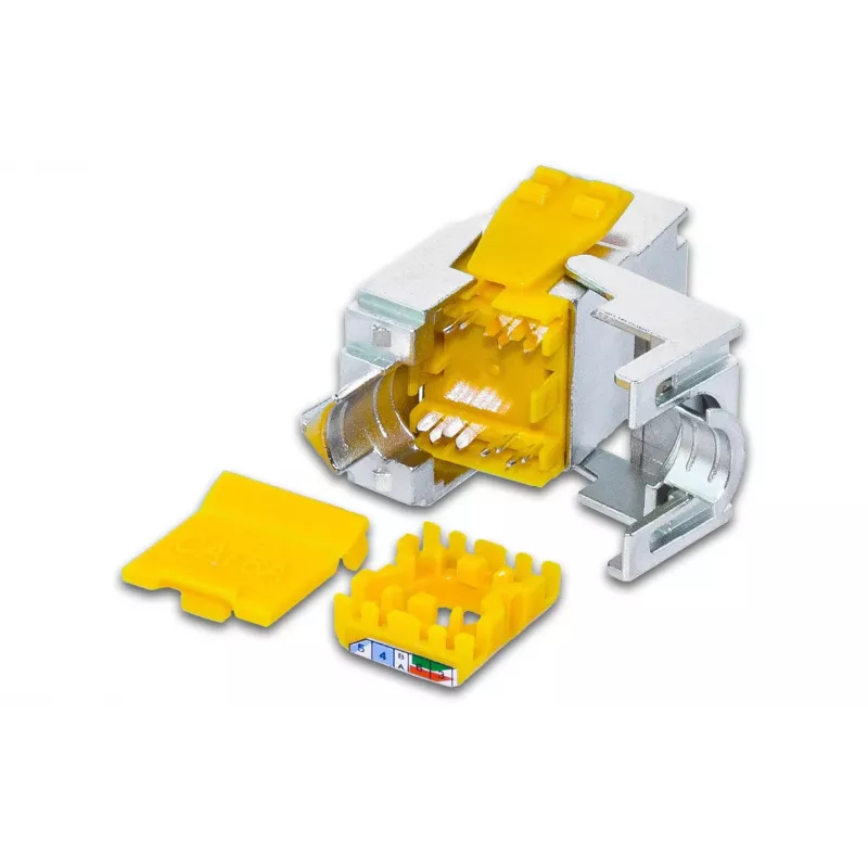Wirewin WKS JACK KAT6A SLIM 12 módulo keystone blindado Cat6A 10 Gigabit Ethernet, pack de 12