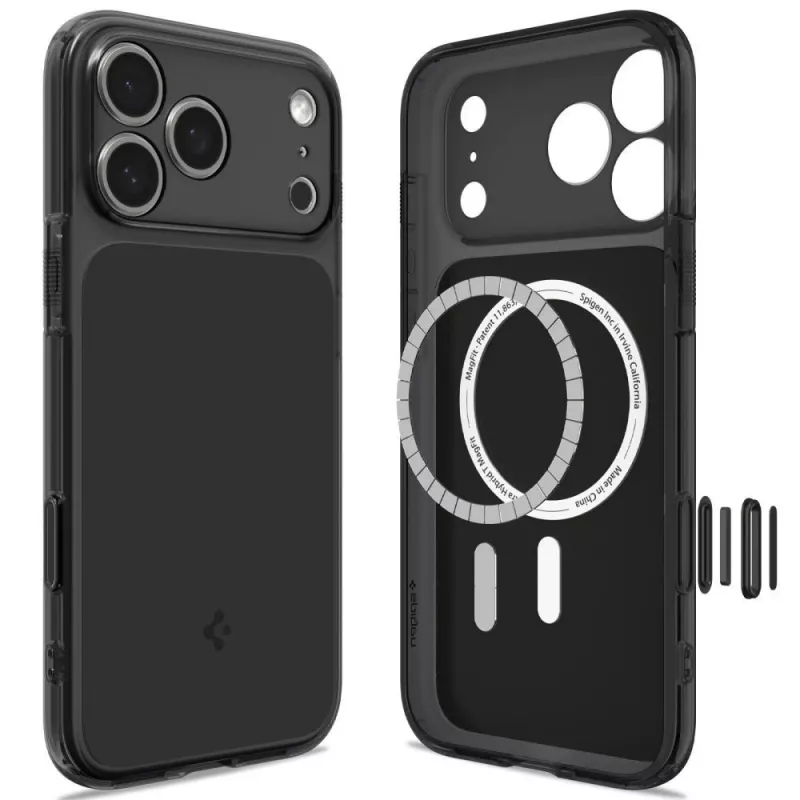 SPIGEN Ultra Hybrid T MagSafe iPhone 17 Pro / 18 Pro negro mate